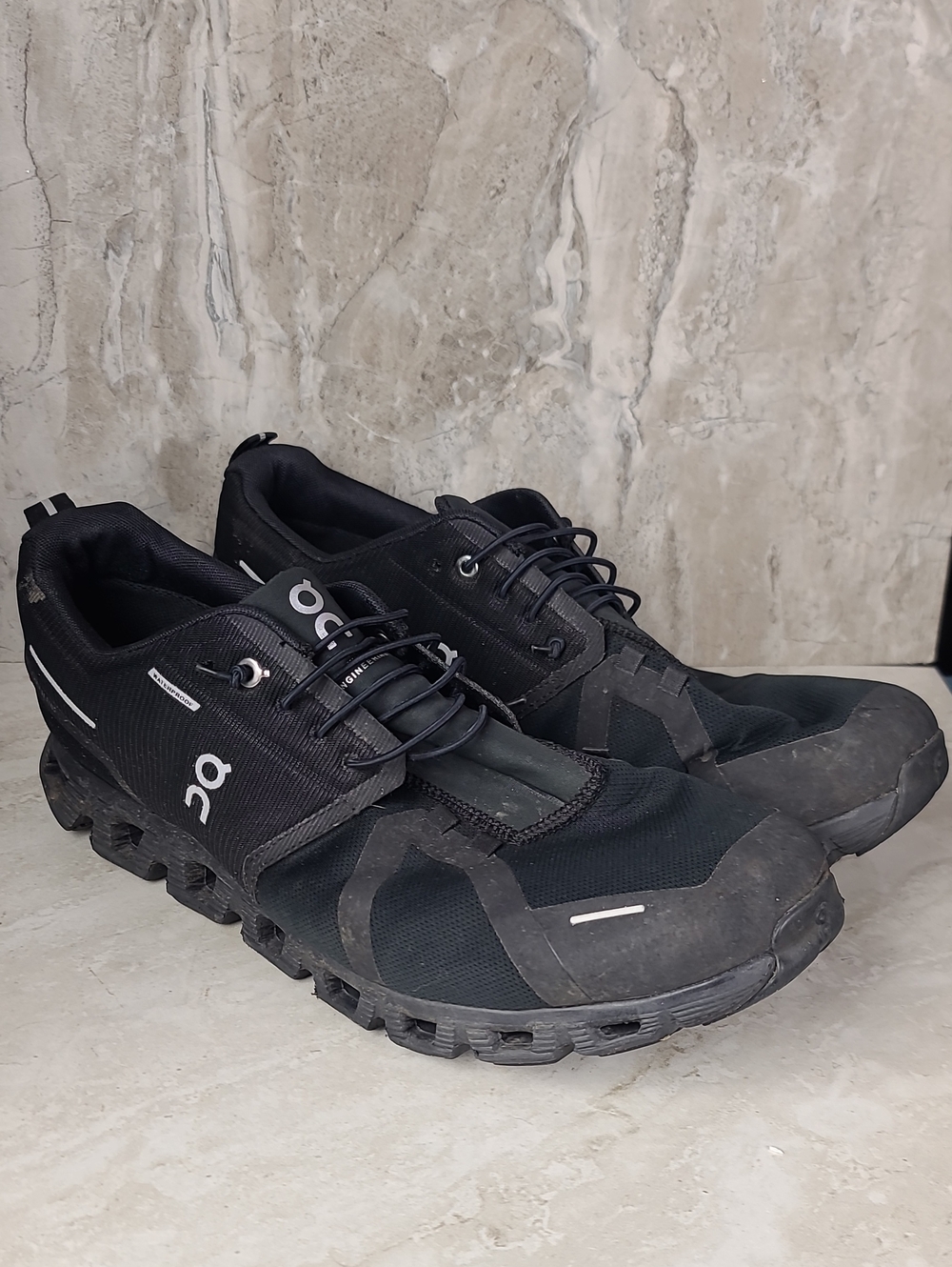 On Running Cloud 5 All Black Men’s Waterproof Running Sneakers Shoes 14